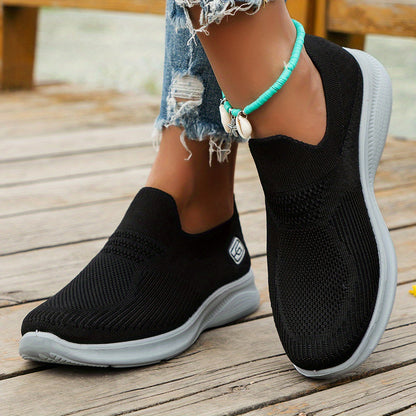 Bequeme Damen Sneaker – Leichte Slip-On Schuhe für Alltag & Spaziergänge