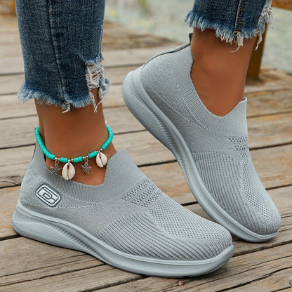 Bequeme Damen Sneaker – Leichte Slip-On Schuhe für Alltag & Spaziergänge