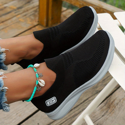 Bequeme Damen Sneaker – Leichte Slip-On Schuhe für Alltag & Spaziergänge