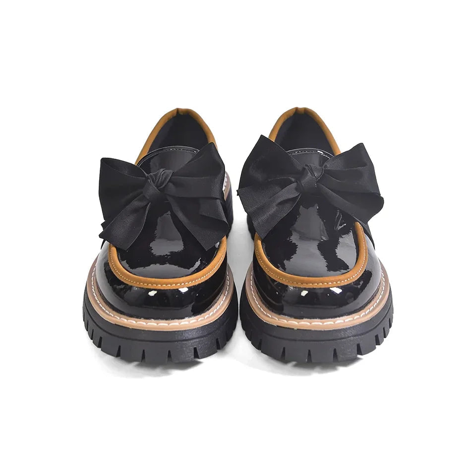 Valerie Plateau-Loafer mit Schleife
