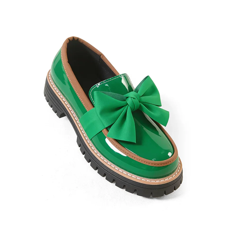 Valerie Plateau-Loafer mit Schleife