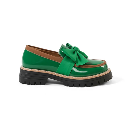 Valerie Plateau-Loafer mit Schleife