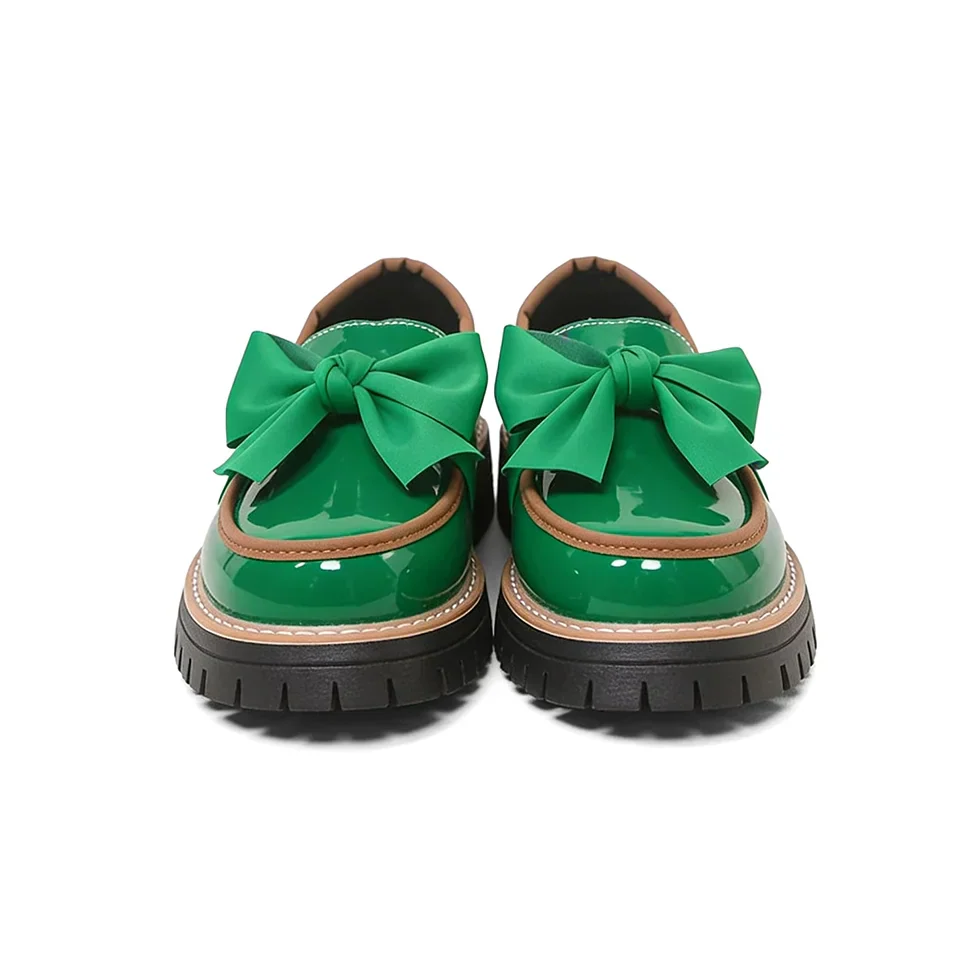 Valerie Plateau-Loafer mit Schleife