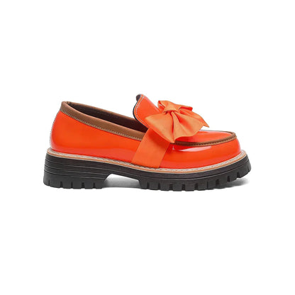 Valerie Plateau-Loafer mit Schleife