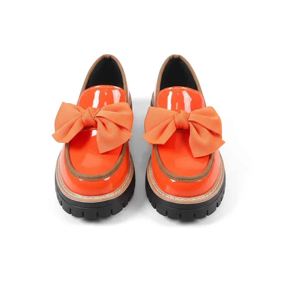 Valerie Plateau-Loafer mit Schleife