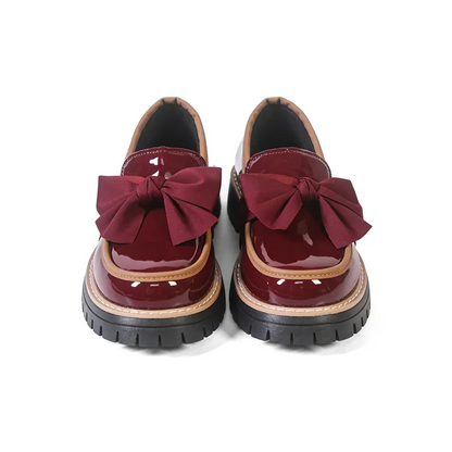 Valerie Plateau-Loafer mit Schleife