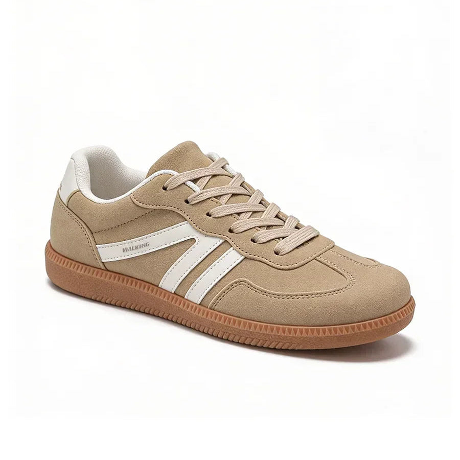Camden Court Sneaker in Sand mit klassischer Gummisohle